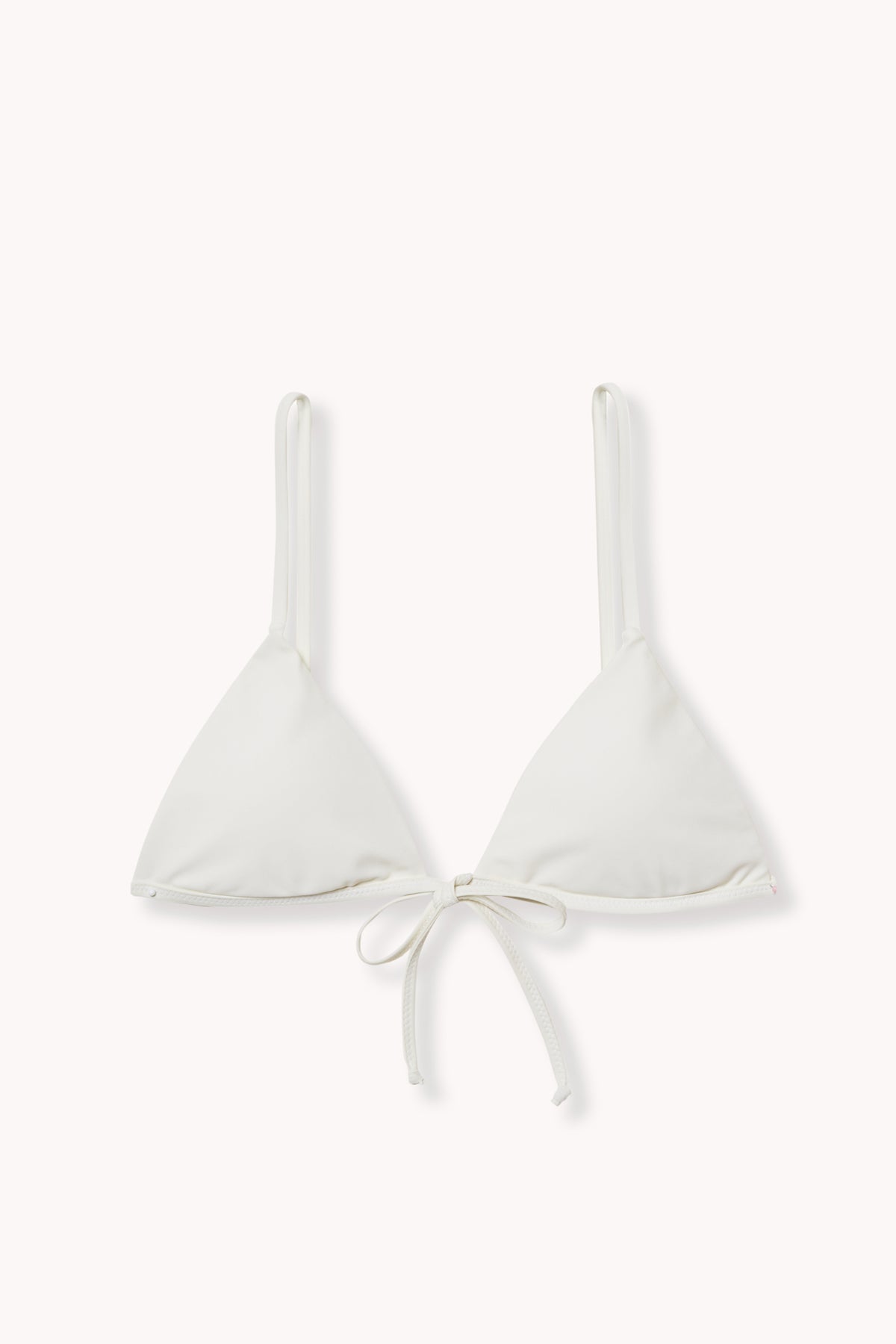 E-comm of the Santos Bikini top  in cream, by Ookioh